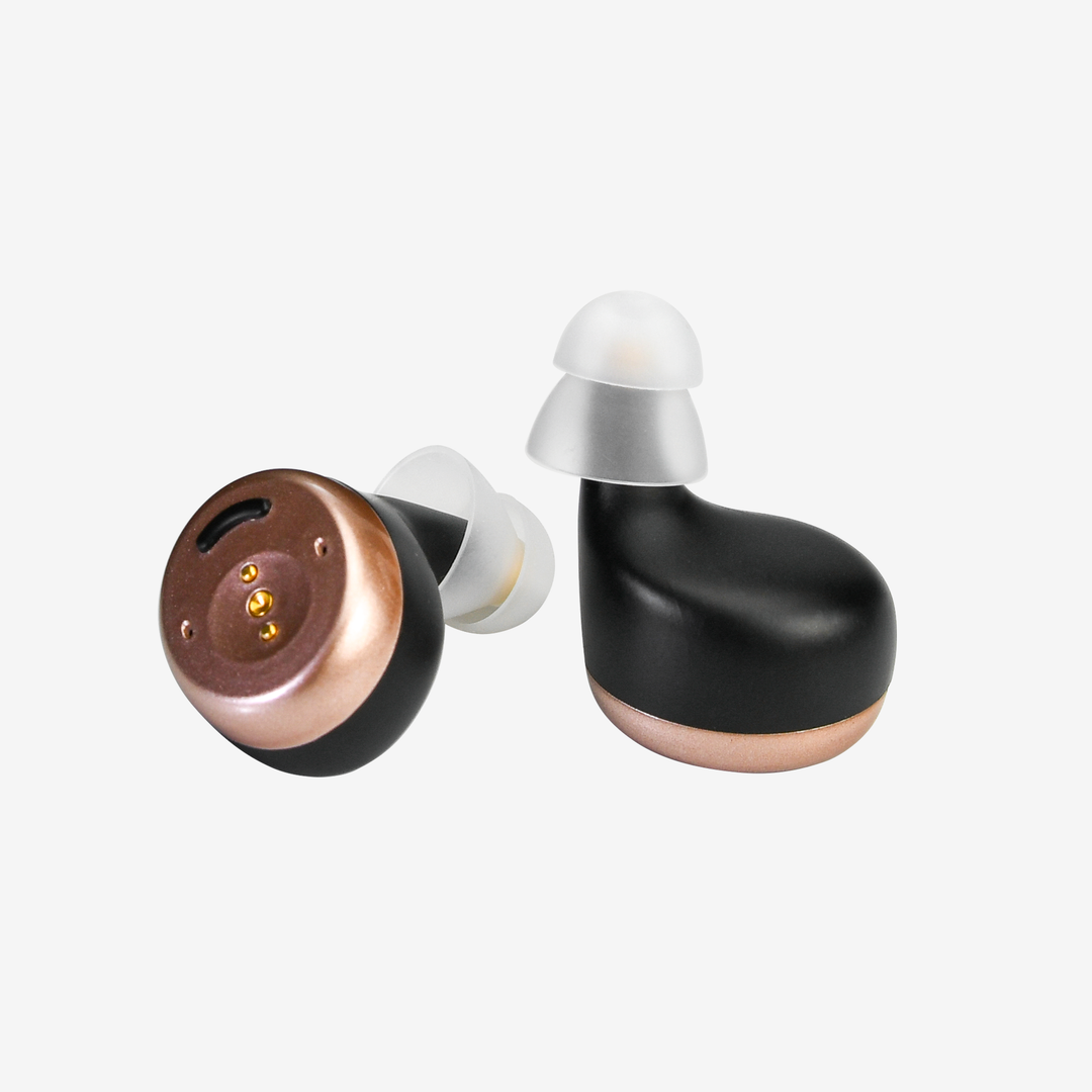 Techmi Match: In-Ear OTC Hearing Aids with Bluetooth 5.3 | 43dB Gain & App Control - Techmi Corporation